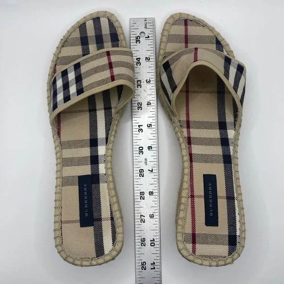 Burberry | Espadrille Slip on Wedge Sandal | EU40 - Picture 9 of 16